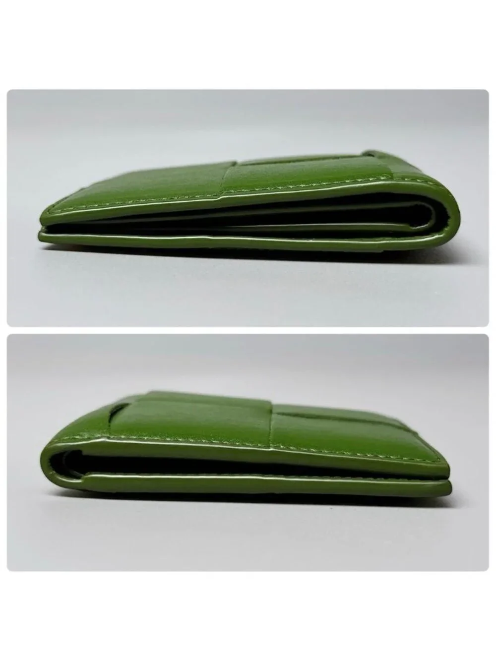 Bottega Veneta Cassette Bifold Wallet Green
